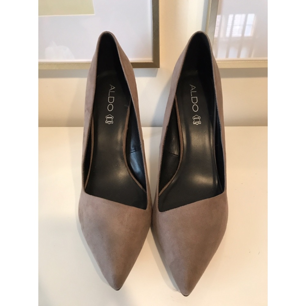 Faux Suede High Heel Shoes